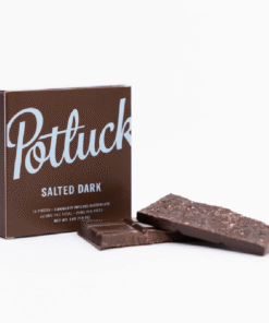 Potluck – Infused Chocolate – Salted Dark – 300mg THC