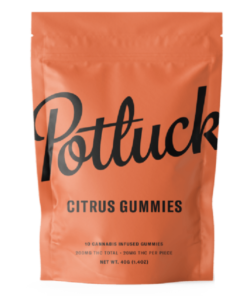Potluck Extracts – Citrus Gummies – 200mg THC