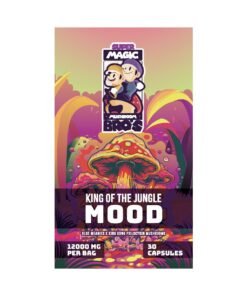 Super Magic Mushroom Bro’s – King of the Jungle MOOD – 400MG Capsules