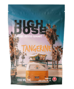 High Dose – Cannabis Infused Gummies – Tangerine – 1500mg