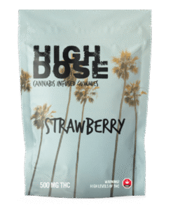 High Dose – Cannabis Infused Gummies – Strawberry – 1000mg