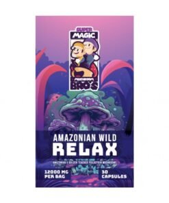 Super Magic Mushroom Bro’s – Amazonian Wild RELAX – 400MG Capsules