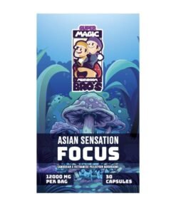 Super Magic Mushroom Bro’s – Asian Sensation FOCUS – 400MG Capsules